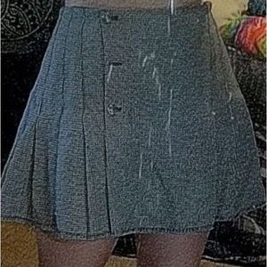 womens plad mini skirt alter to size 5